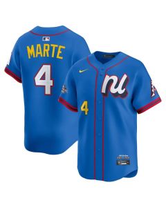 Youth National League #4 Ketel Marte Blue 2025 All-Star Edition Limited Player Jersey (Blue)