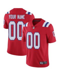 Youth New England Patriots ACTIVE PLAYER Custom Red Vapor Untouchable Limited Stitched Jersey
