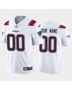 Youth New England Patriots ACTIVE PLAYER Custom White Vapor Untouchable Limited Stitched Jersey