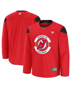 Youth New Jersey Devils Red 2024-25 Team Practice Stitched Hockey Jersey