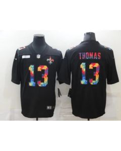 Youth New Orleans Saints #13 Michael Thomas Black Crucial Catch Limited Stitched NFL Jersey
