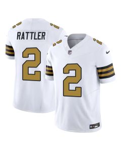 Youth New Orleans Saints #2 Spencer Rattler White F.U.S.E Vapor Untouchable Limited Stitched Football Jersey