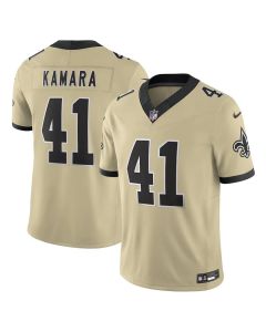 Youth New Orleans Saints #41 Alvin Kamara Gold Alternate Gameday Golds Alternate Vapor F.U.S.E. Limited Jersey