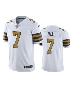 Youth New Orleans Saints #7 Taysom Hill White Color Rush Limited Stitched Jersey