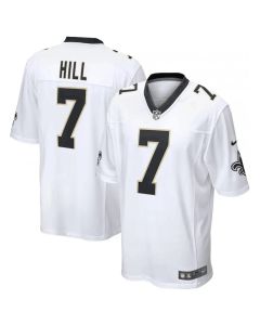Youth New Orleans Saints #7 Taysom Hill White Limited Stitched Game Jersey