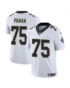 Youth New Orleans Saints #75 Taliese Fuaga White 2024 Draft Vapor Limited Stitched Football Jersey