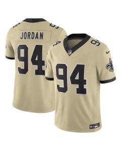 Youth New Orleans Saints #94 Cameron Jordan Gold Alternate Gameday Golds Alternate Vapor F.U.S.E. Limited Jersey