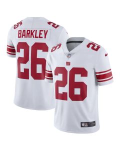 Youth New York Giants #26 Saquon Barkley White 2018 NFL Draft Vapor Untouchable Limited Stitched Jersey
