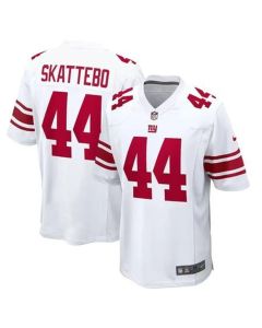 Youth New York Giants #44 Cam Skattebo White Game Player Jersey (White)