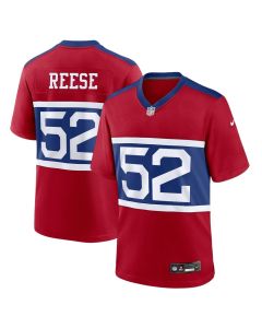 Youth New York Giants #52 Arvell Reese Red 2026 NFL Draft Game Jersey (Red)