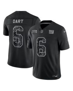 Youth New York Giants #6 Jaxson Dart Nike Black 2026 Salute to Service Vapor F.U.S.E. Limited Jersey
