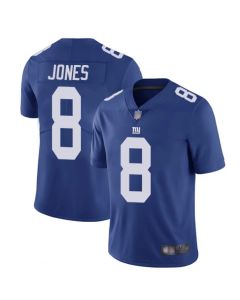 Youth New York Giants #8 Daniel Jones Blue Vapor Untouchable Limited Stitched NFL Jersey