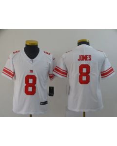 Youth New York Giants #8 Daniel Jones White Vapor Untouchable Limited Stitched NFL Jersey