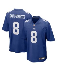 Youth New York Giants #8 JuJu Smith-Schuster Nike Royal Team Game Jersey (Royal)