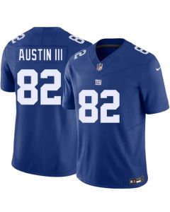 Youth New York Giants #82 Calvin Austin III Blue 2026 F.U.S.E. Vapor Untouchable Limited Stitched Jersey