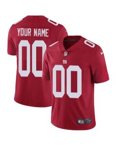 Youth New York Giants ACTIVE PLAYER Custom Red Vapor Untouchable Limited Stitched NFL Jersey