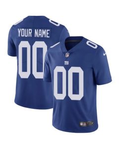 Youth New York Giants Customized Royal Blue Team Color Vapor Untouchable NFL Stitched Limited Jersey