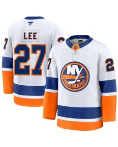 Youth New York Islanders #27 Anders Lee White Away Jersey