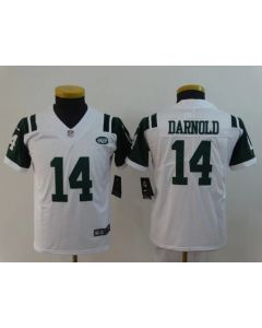 Youth New York Jets #14 Sam Darnold White Vapor Untouchable Limited Stitched NFL Jersey (White)