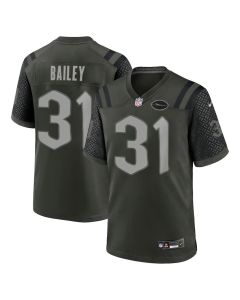 Youth New York Jets #31 David Bailey Black 2026 NFL Draft Game Jersey