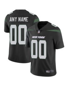 Youth New York Jets ACTIVE PLAYER Custom Black Vapor Untouchable Limited Stitched Jersey