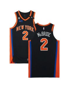 Youth New York Knicks #2 Miles McBride Black Stitched Basketball Jersey (Black)