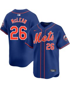Youth New York Mets #26 Nolan McLean 2026 Blue Limited Stitched Baseball Jersey (Blue)