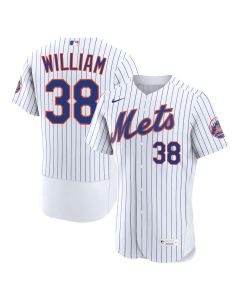 Youth New York Mets #38 Devin Williams Nike White Home Authentic Jersey (White)