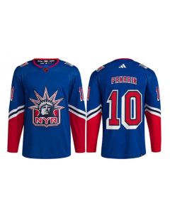 Youth New York Rangers #10 Artemi Panarin Blue 2022-23 Reverse Retro Stitched Jersey