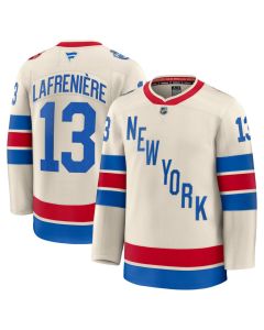 Youth New York Rangers #13 Alexis Lafreniere Beige 2026 NHL Winter Classic Jersey
