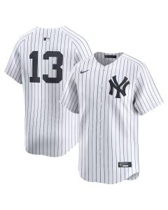 Youth New York Yankees #13 Jazz Chisholm Jr. White Home Limited Player Jersey