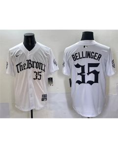 Youth New York Yankees #35 Cody Bellinger White "Gothic Legacy Edition" Vapor Premier Limited Stitched Baseball Jersey (White)