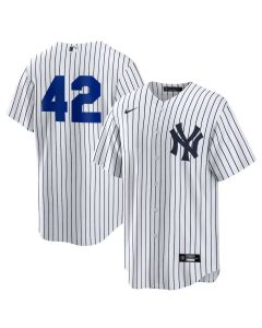 Youth New York Yankees #42 Jackie Robinson White Home 2025 Jackie Robinson Day Replica Jersey