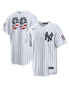 Youth New York Yankees #99 Aaron Judge White USA 250 Fourth of July Home Stadium Jersey