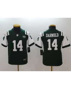 Youth NFL New York Jets #14 Sam Darnold Green 2018 Draft First Round Vapor Untouchable Limited Stitched Jersey
