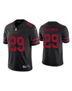Youth NFL San Francisco 49ers #29 Talanoa Hufanga Black Vapor Untouchable Limited Stitched Jersey