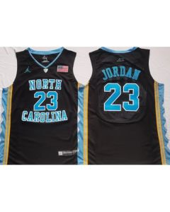 Youth North Carolina Tar Heels #23 Michael Jordan Black Stitched Jersey