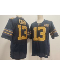 Youth Notre Dame Fighting Irish #13 CJ Carr Navy 2026 Shamrock Series Stitched Jersey