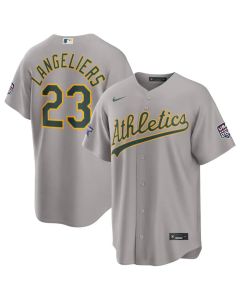 Youth Oakland Athletics #23 Shea Langeliers Nike Gray 2026 All-Star Game Replica Jersey (Gray)
