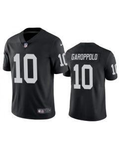 Youth Oakland Raiders #10 Jimmy Garoppolo Black Vapor Untouchable Limited Stitched NFL Jersey