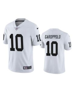 Youth Oakland Raiders #10 Jimmy Garoppolo White Vapor Untouchable Limited Stitched NFL Jersey