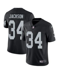 Youth Oakland Raiders #34 Bo Jackson Black Vapor Untouchable Limited Stitched NFL Jersey