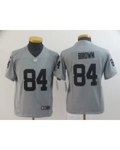 Youth Oakland Raiders #84 Antonio Brow 2019 Gary Inverted Legend Stitched NFL Jersey