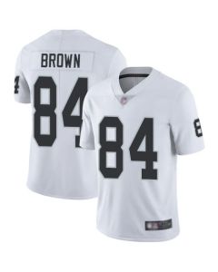 Youth Oakland Raiders #84 Antonio Brown White Vapor Untouchable Limited Stitched NFL Jersey