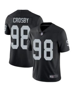 Youth Oakland Raiders #98 Maxx Crosby Black Vapor Untouchable Limited Stitched NFL Jersey