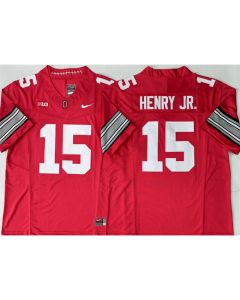 Youth Ohio State Buckeyes #15 Chris Henry Jr Red 2026 Vapor F.U.S.E. Limited Jersey