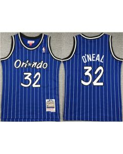 Youth Orlando Magic #32 Shaquille O'Neal Blue Stitched Jersey