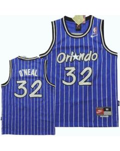 Youth Orlando Magic #32 Shaquille O'Neal Blue Throwback NBA Jersey
