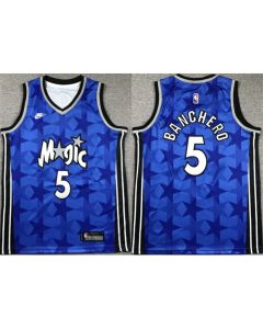 Youth Orlando Magic #5 Paolo Banchero Blue 2023/24 Classic Edition Stitched Basketball Jersey