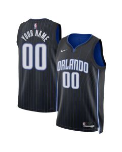 Youth Orlando Magic Nike Black Swingman Icon Edition Custom Jersey